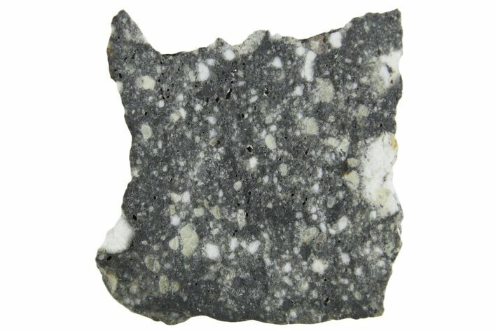 Polished Lunar Meteorite ( g) Slice - Aridal #360150